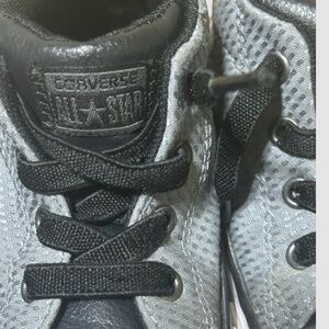 Converse Infant Sneakers with Black and Gray Details